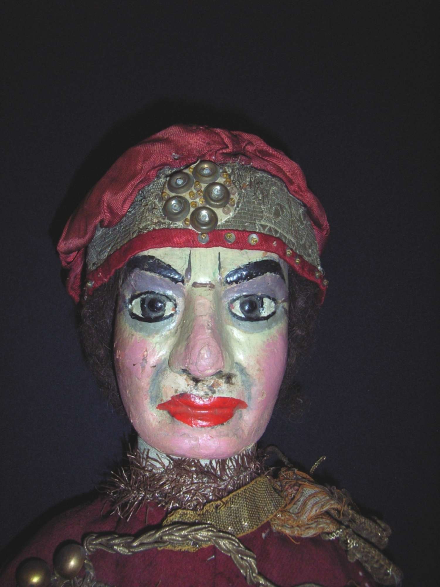 Volto prima del restauro